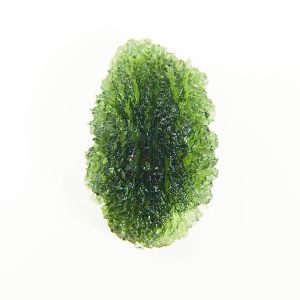 Moldavite - Drop - natural lower fragment (belly) shape - quality A+
