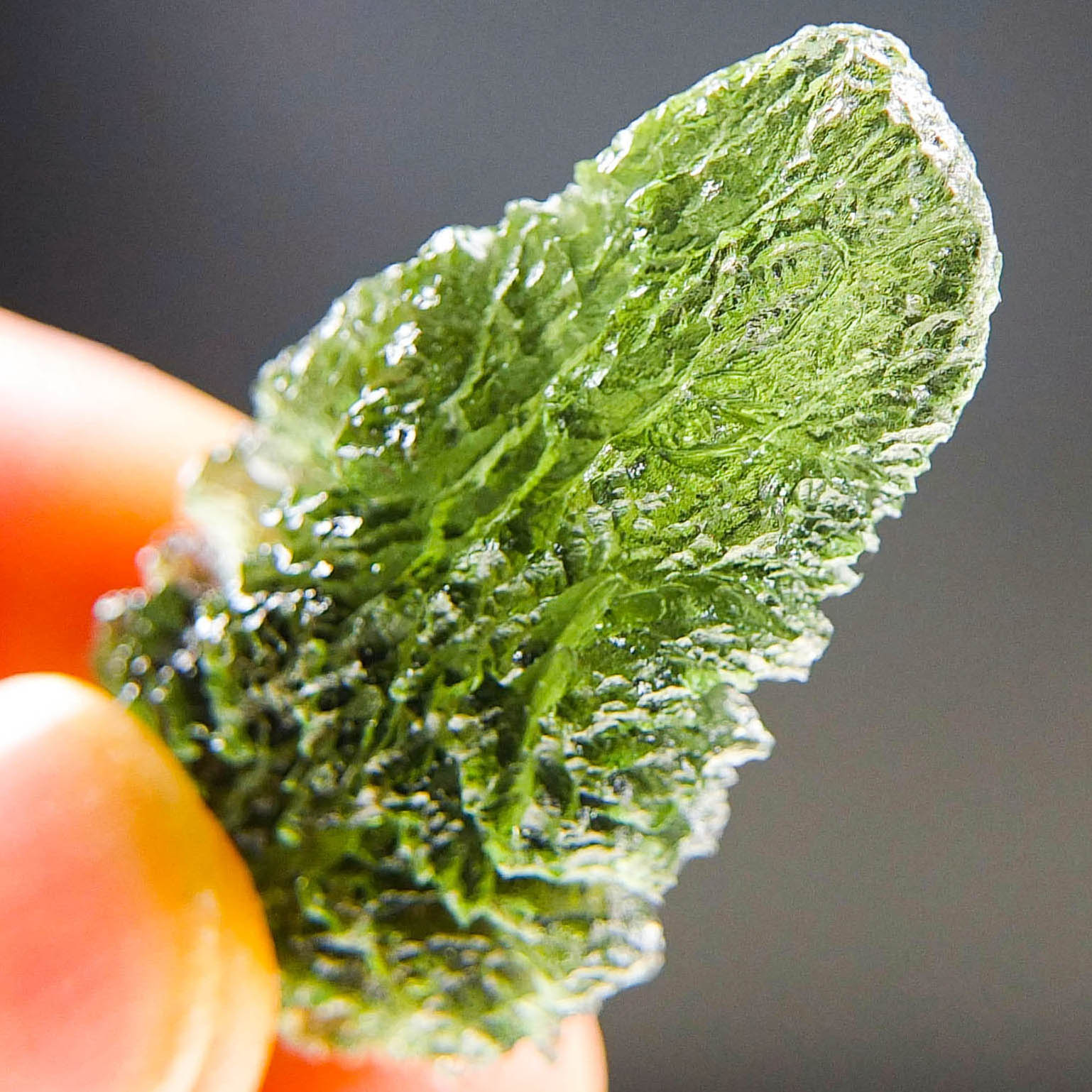 Moldavite - Drop shape - quality A+/++
