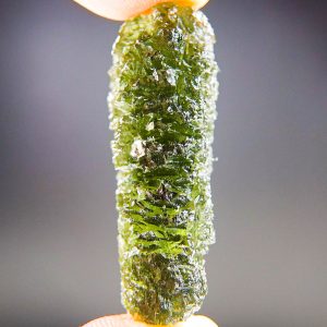 Excellent Moldavite - Drop - natural upper fragment shape - Shiny