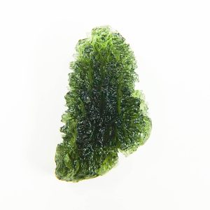 Excellent Moldavite - Drop - natural upper fragment shape - Shiny