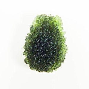 Moldavite - Drop - natural lower fragment (belly) shape - quality A+/++