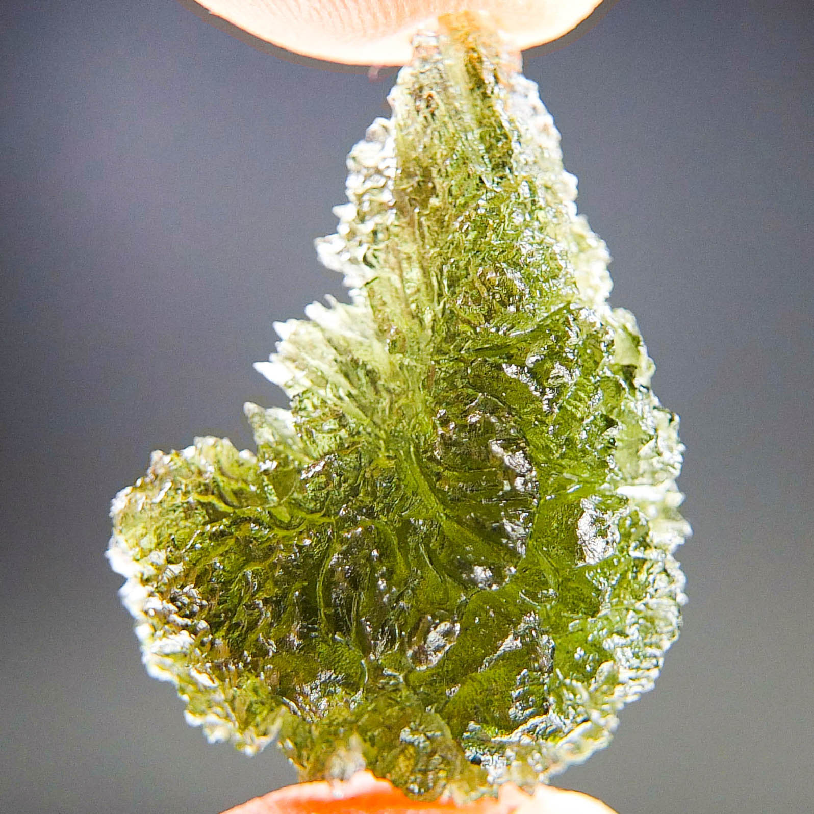 Excellent Moldavite - Uncommon shape