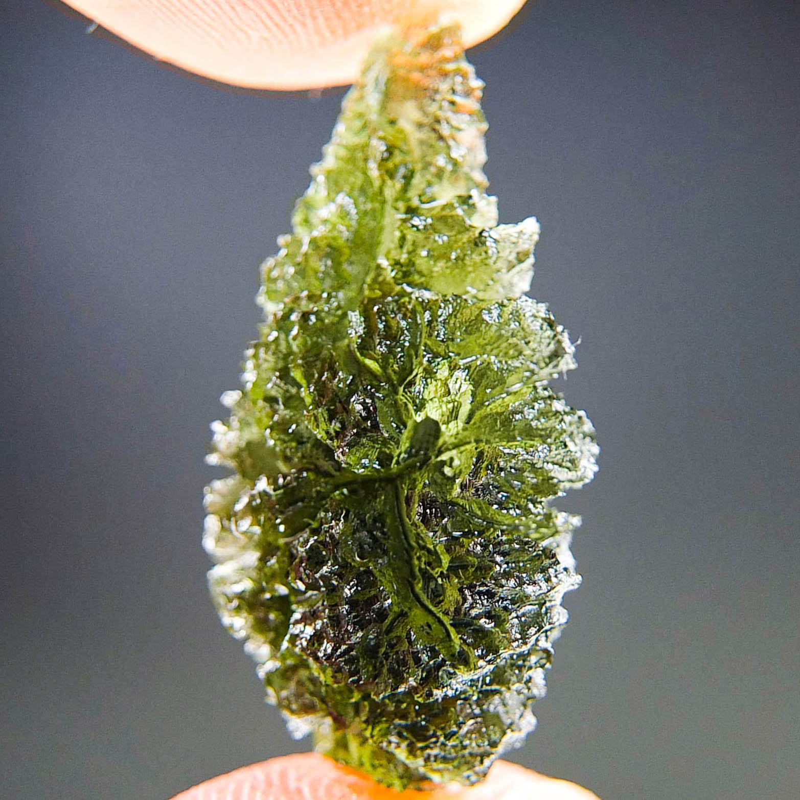 Excellent Moldavite - Uncommon shape