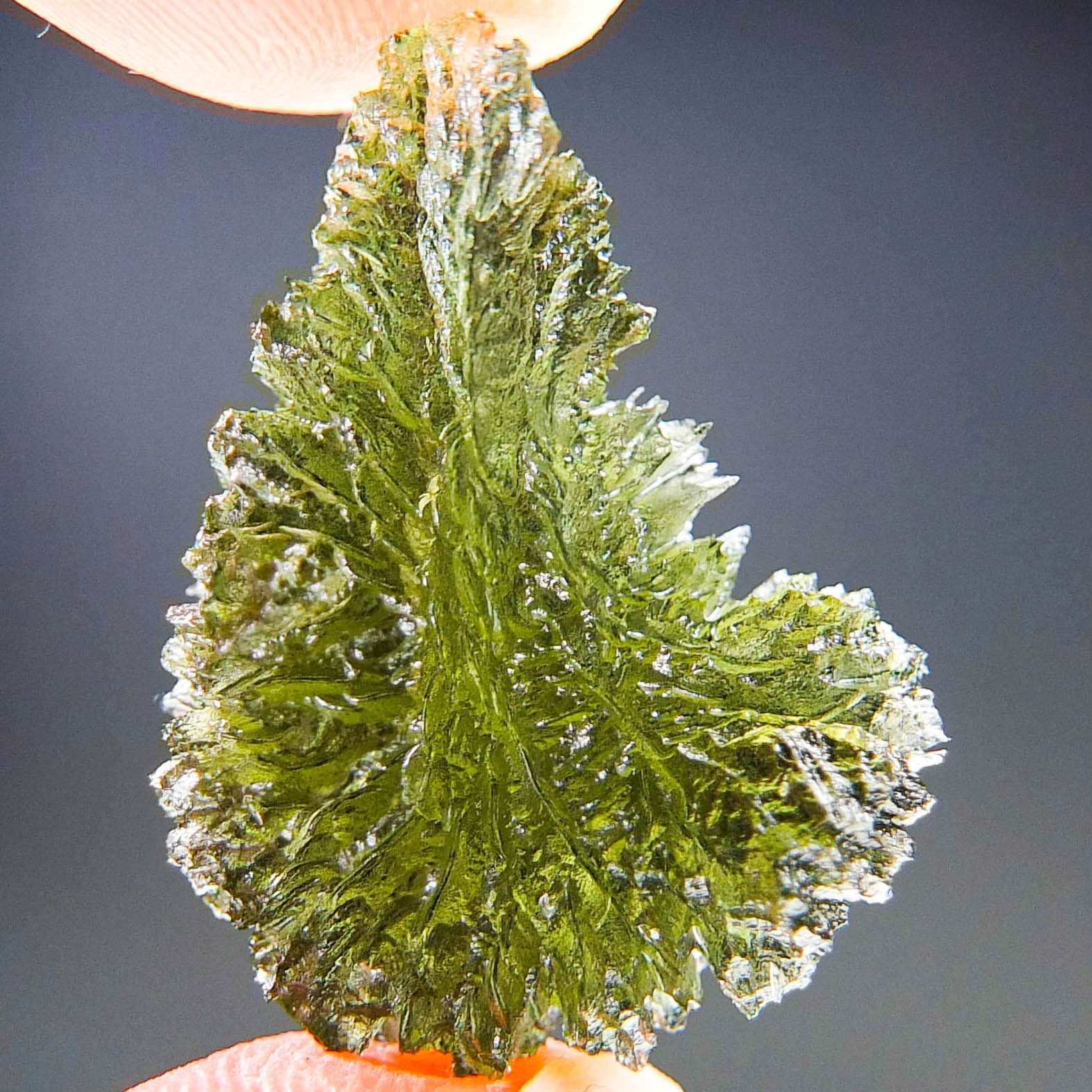Excellent Moldavite - Uncommon shape