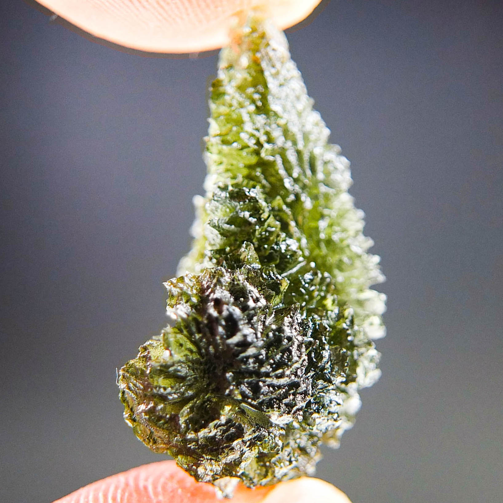 Excellent Moldavite - Uncommon shape
