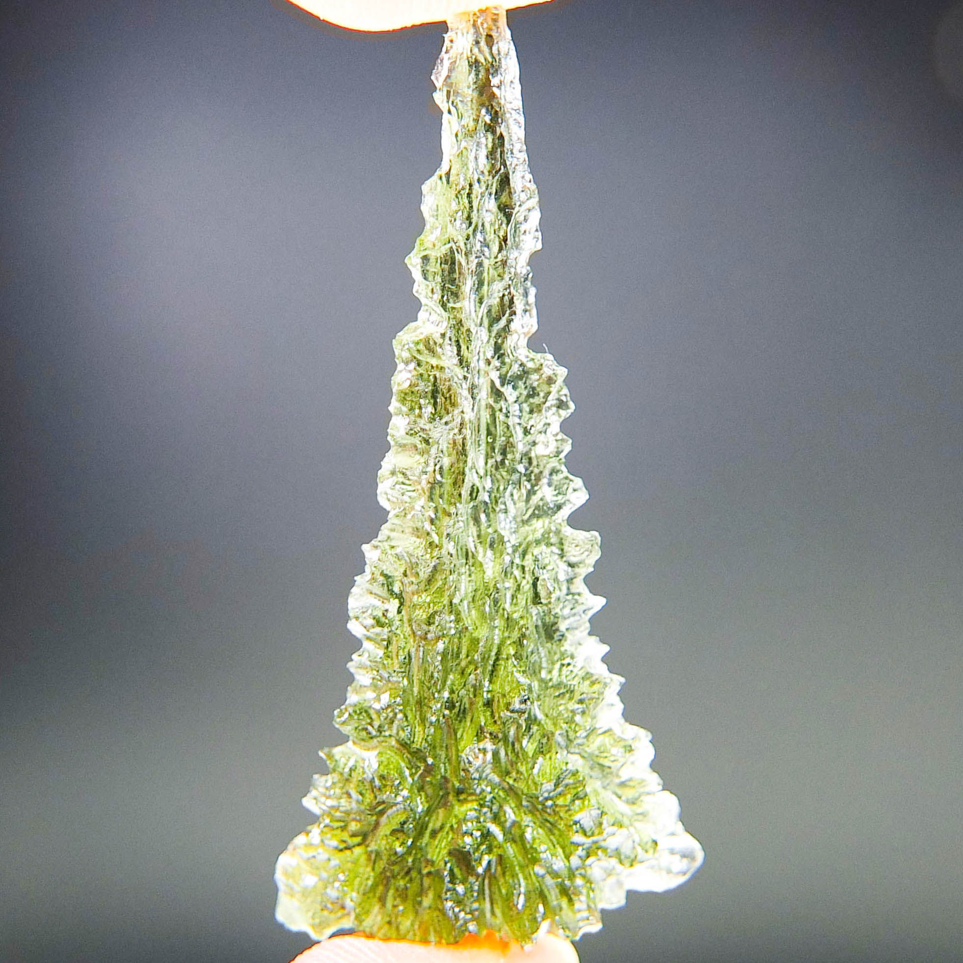Excellent Angel Chime Moldavite from Besednice