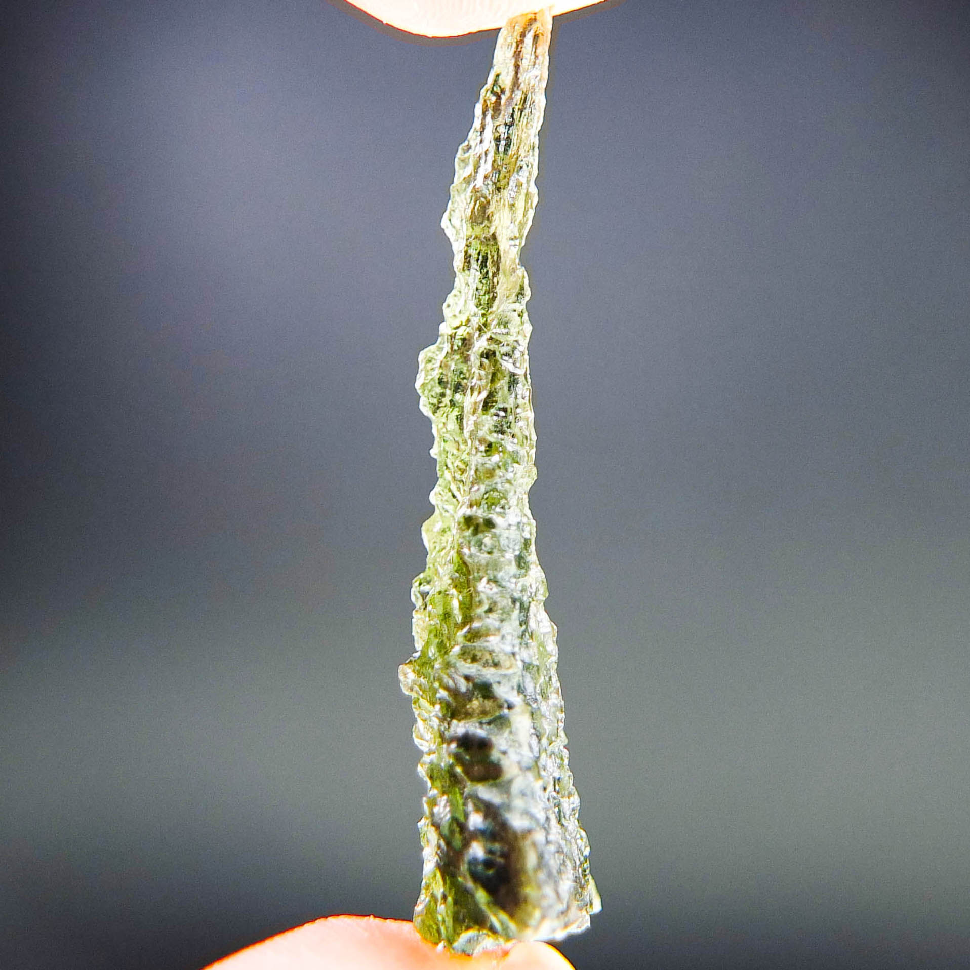 Excellent Angel Chime Moldavite from Besednice