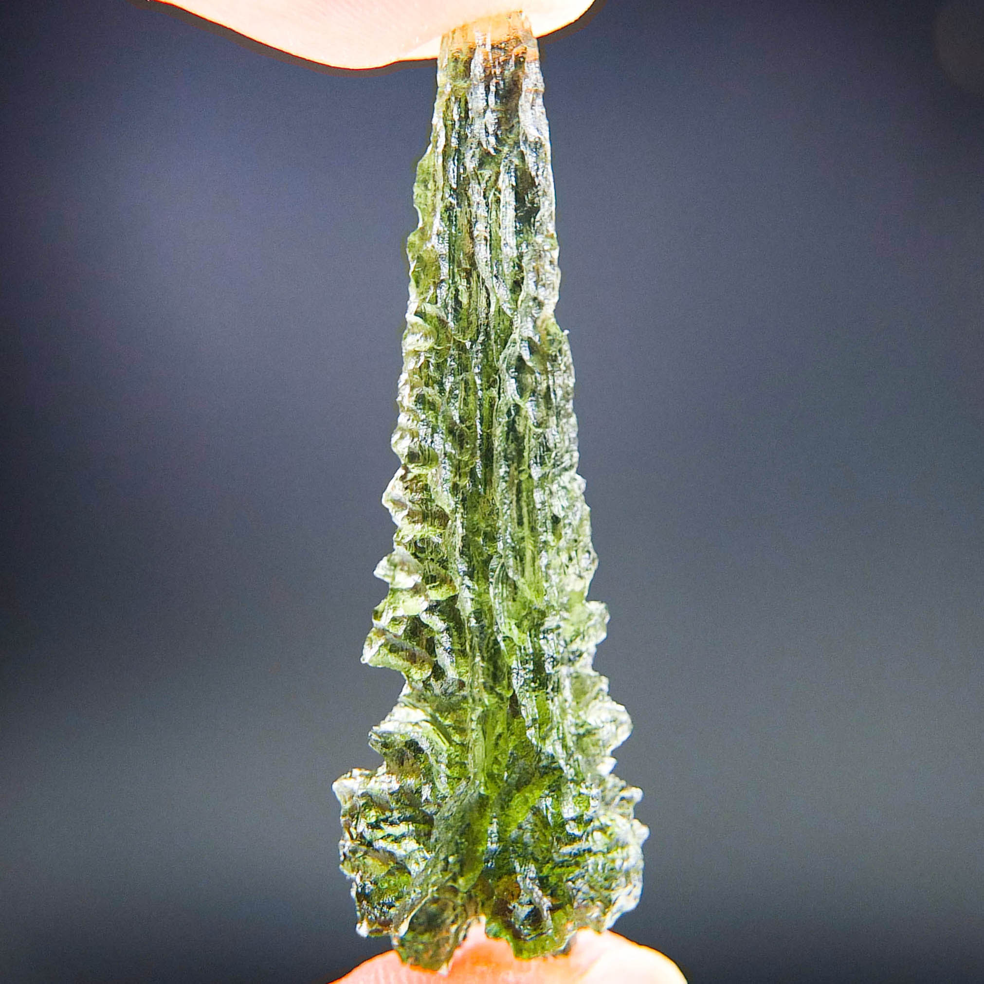 Excellent Drop - Moldavite from Besednice - Angel Chime