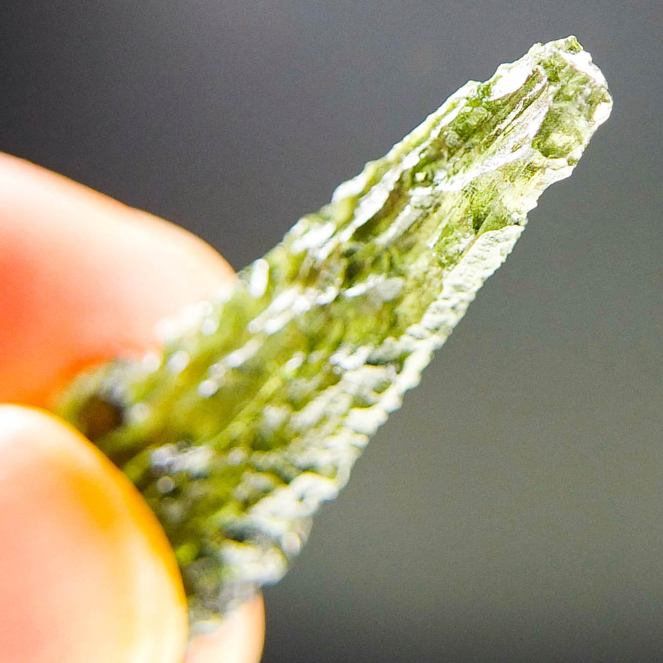 Excellent Drop - Moldavite from Besednice - Angel Chime