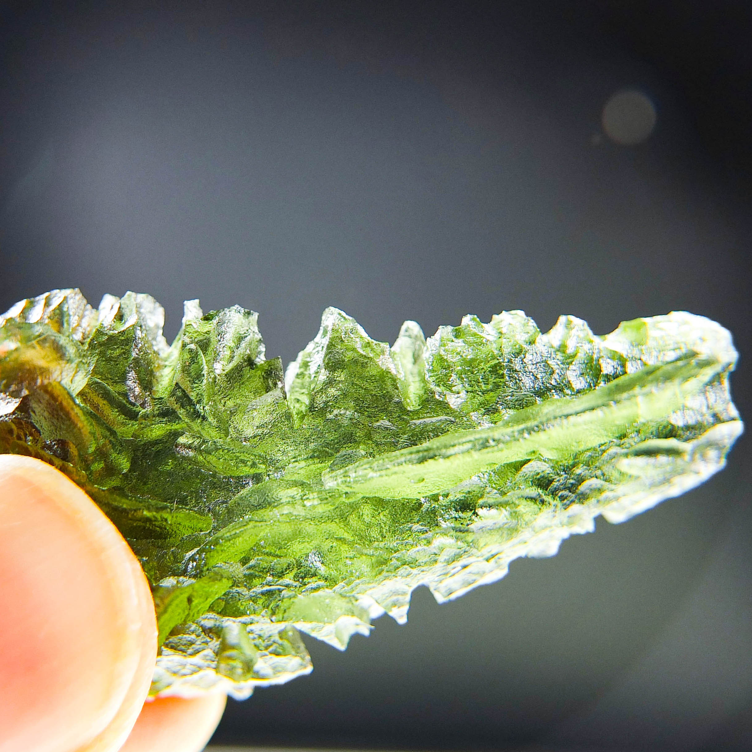 Investment Moldavite from Besednice