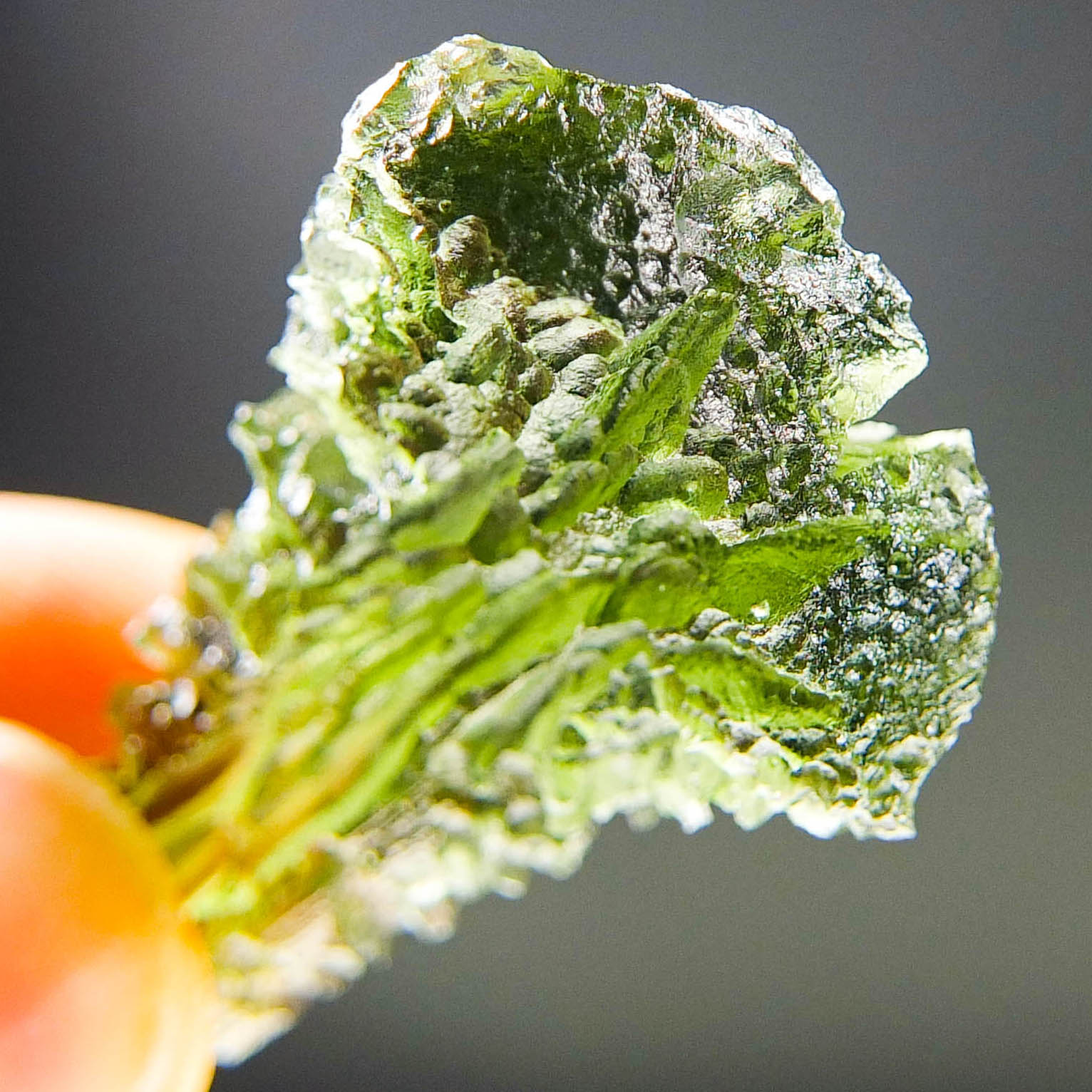 Investment Moldavite from Besednice