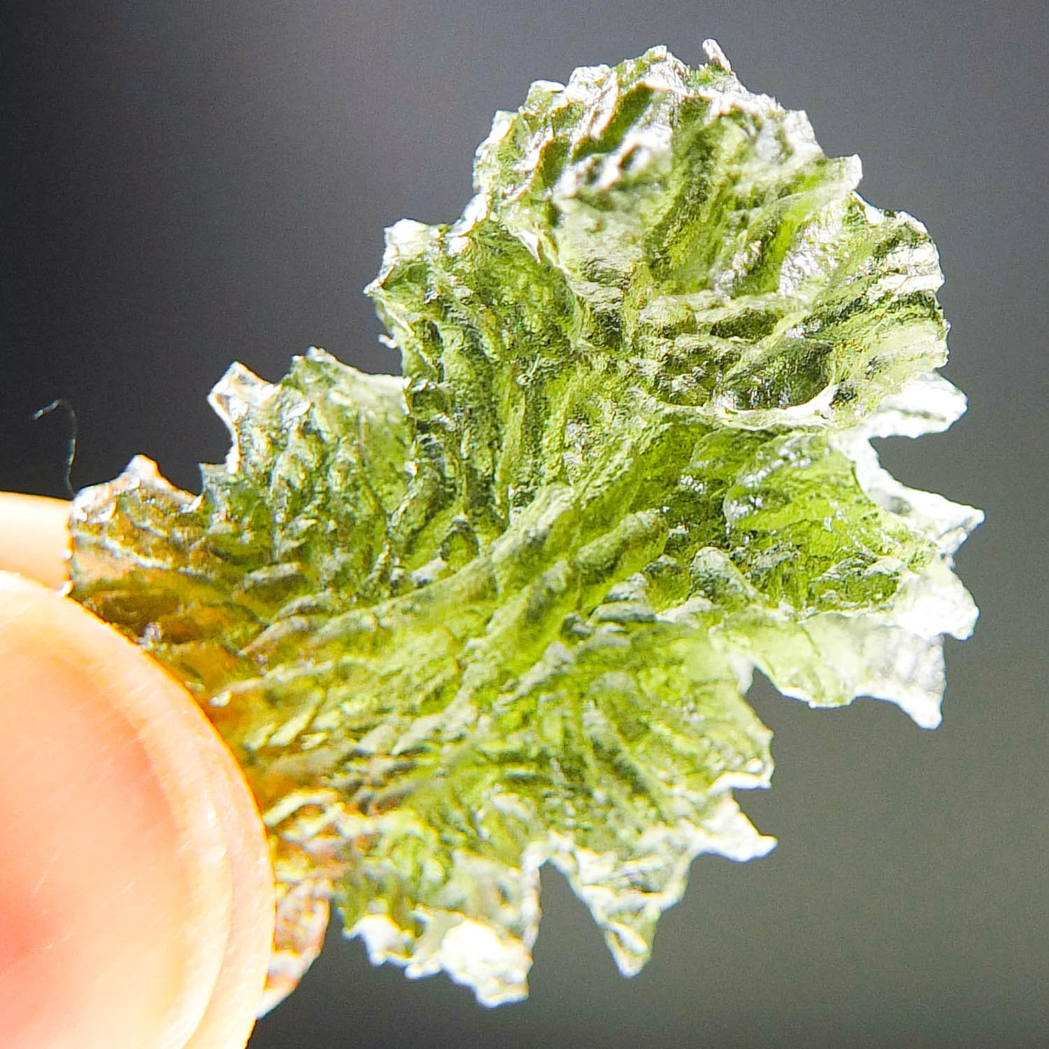 Investment Moldavite from Besednice