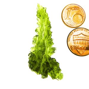 Investment Angel Chime Moldavite - Hedgehog from Besednice