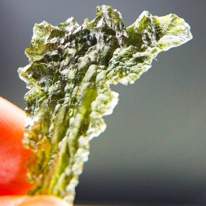 Investment Angel Chime Moldavite - Hedgehog from Besednice