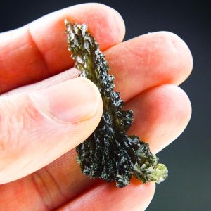 Investment Angel Chime Moldavite - Hedgehog from Besednice