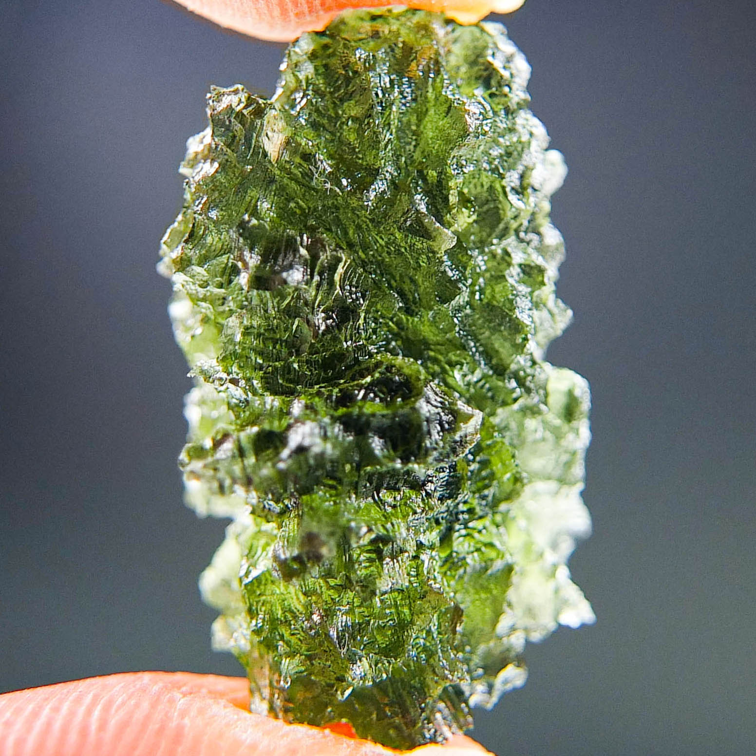 Moldavite - Hedgehog from Besednice