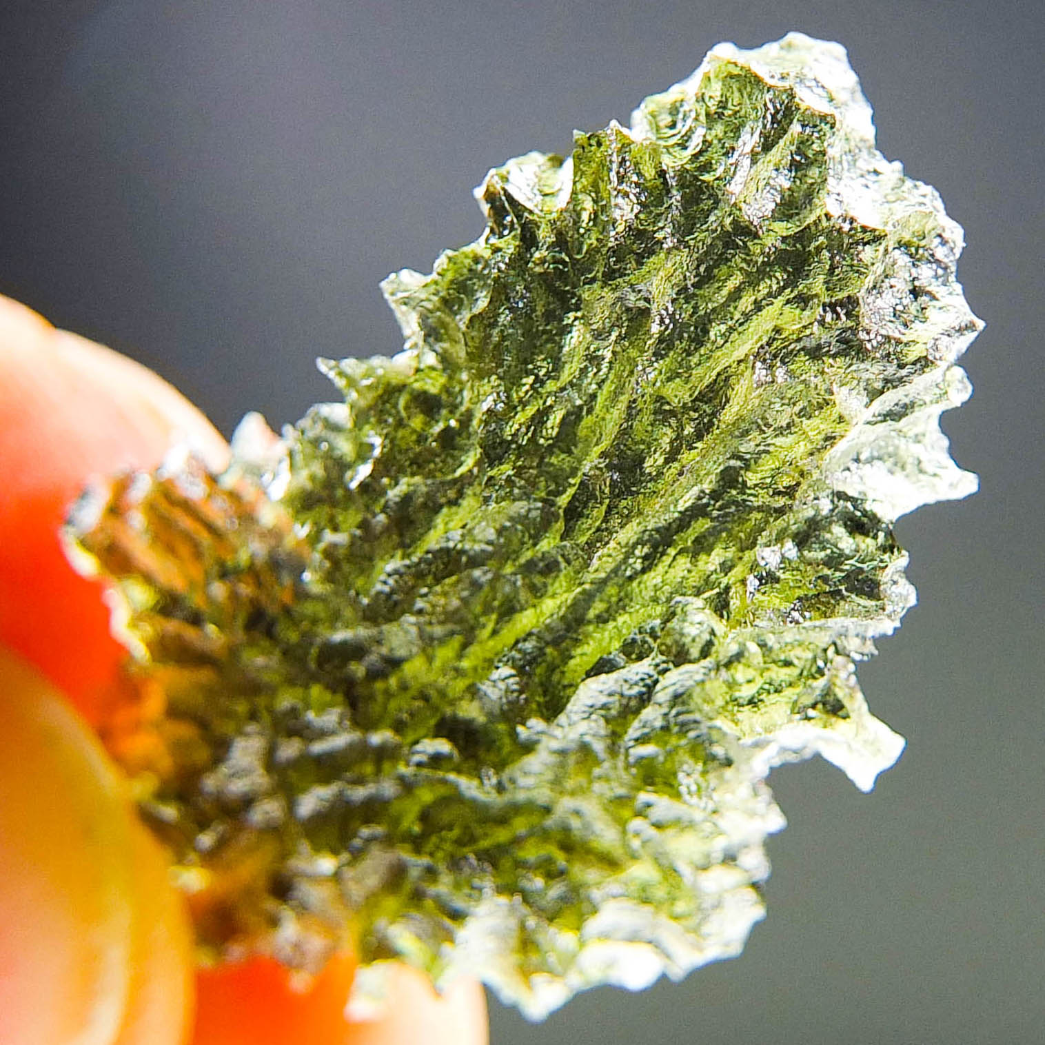 Investment Moldavite from Besednice deposit
