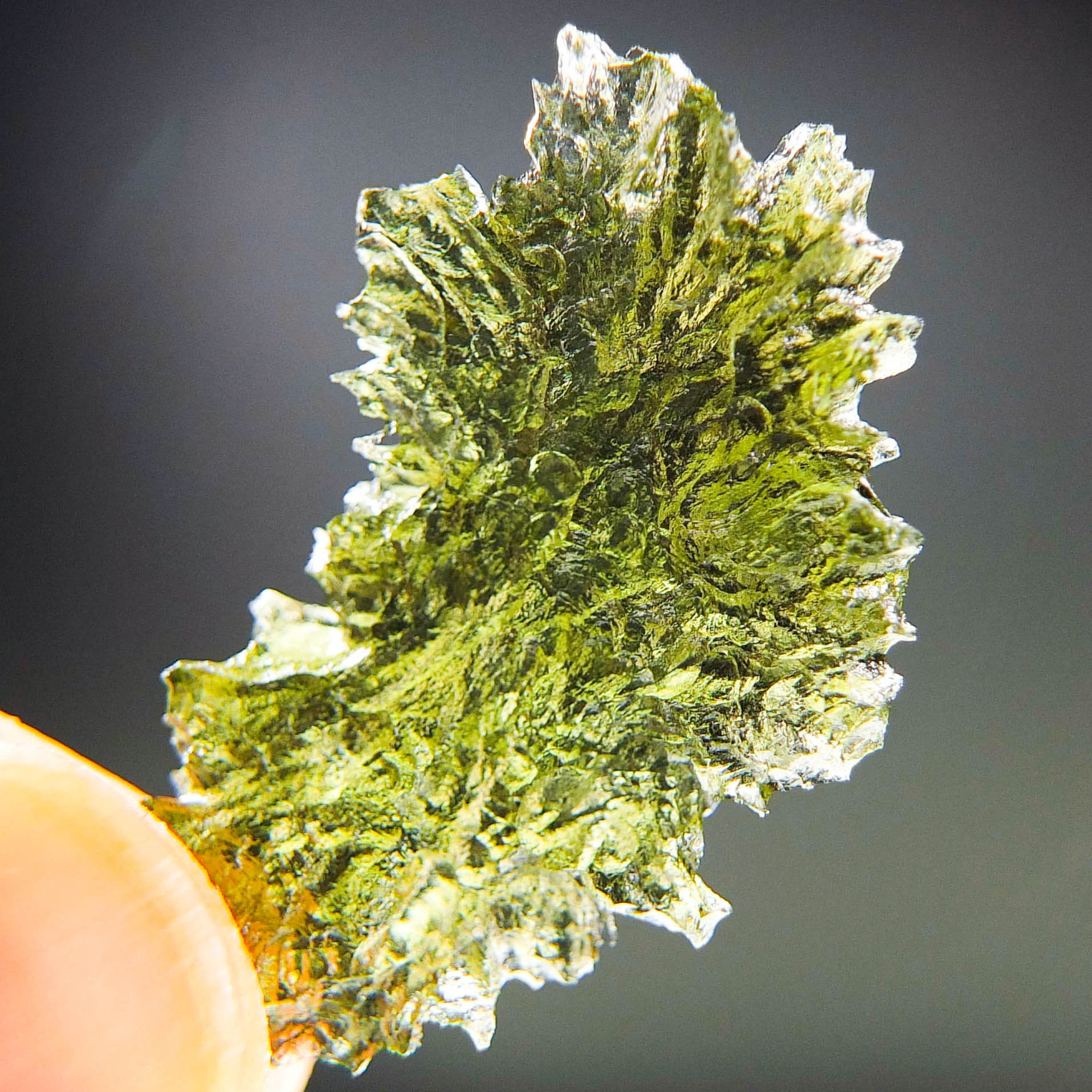 Investment Moldavite from Besednice deposit