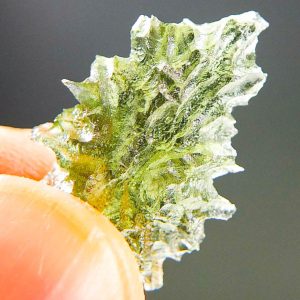 Perfect Moldavite - Hedgehog from Besednice