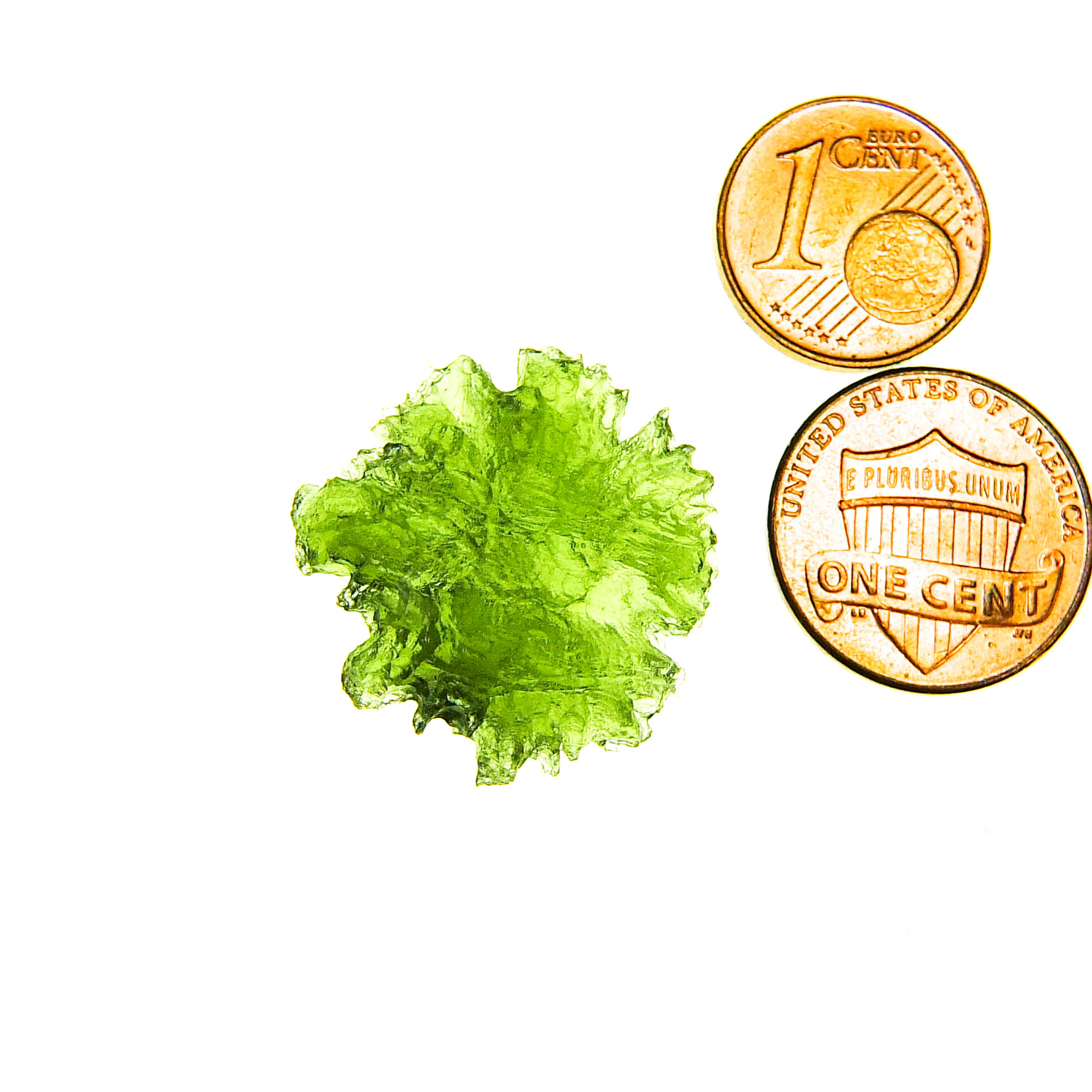 Investment Moldavite - Hedgehog from Besednice