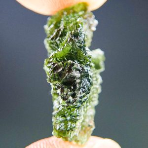 Investment Moldavite - Hedgehog from Besednice