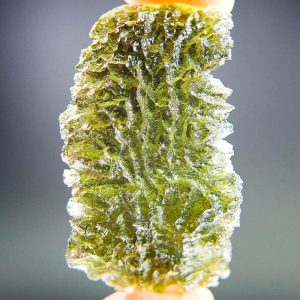 Moldavite - Hedgehog from Besednice - Uncommon shape