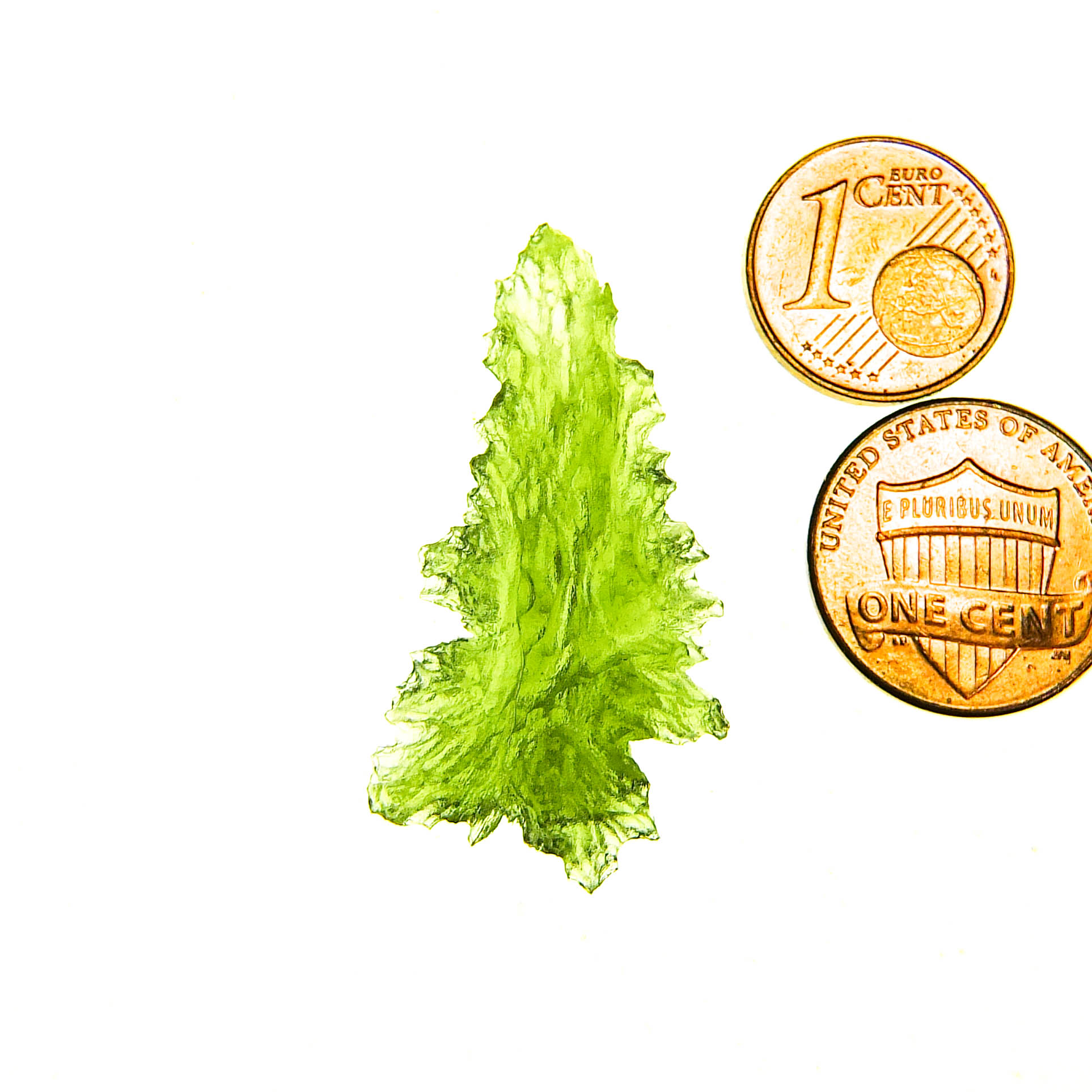 Investment Moldavite - Hedgehog from Besednice