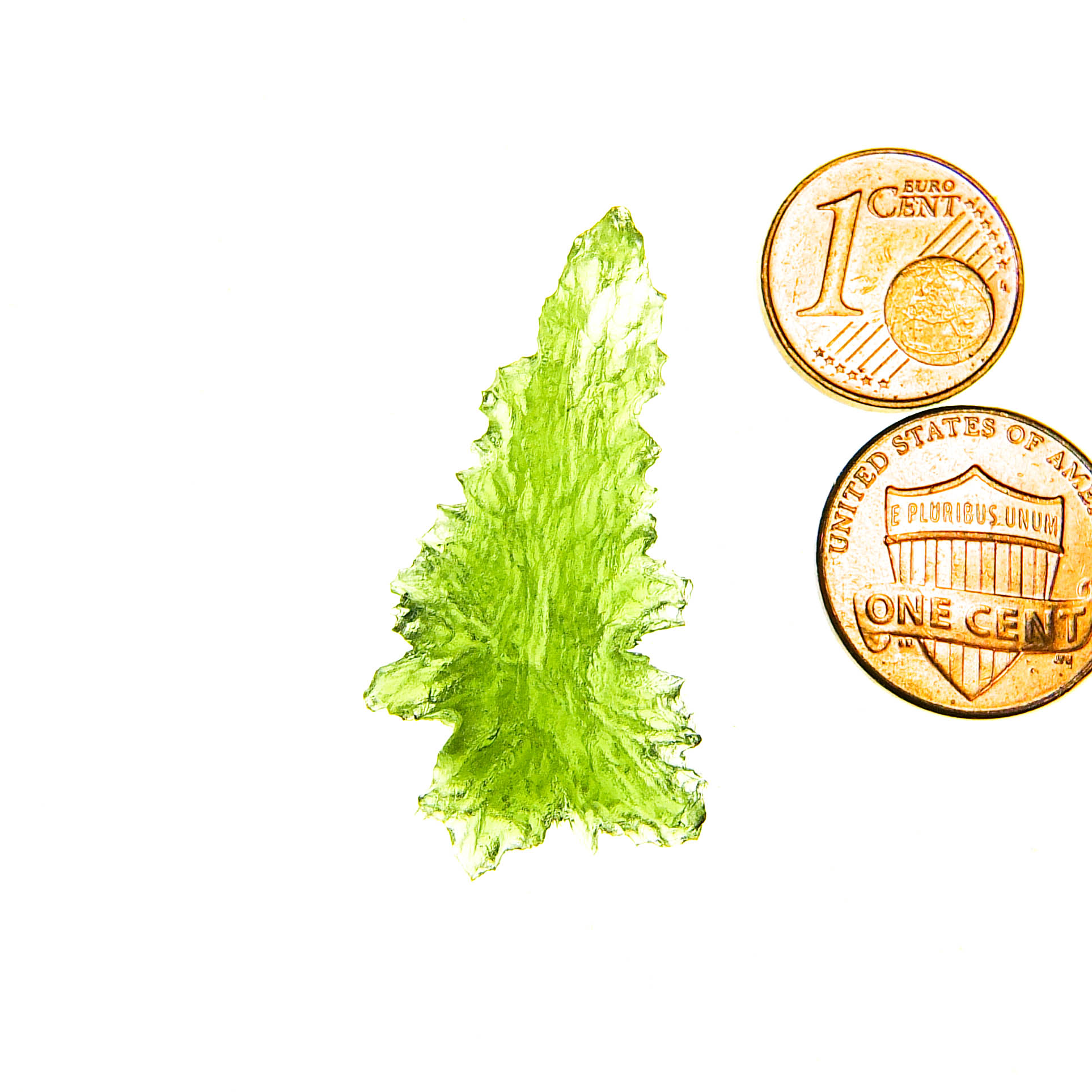 Investment Moldavite - Hedgehog from Besednice