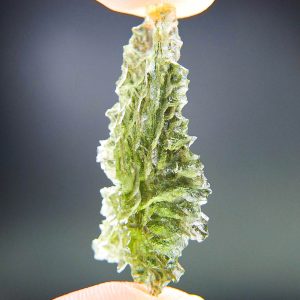 Investment Moldavite - Hedgehog from Besednice