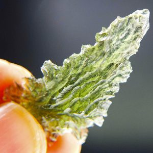 Investment Moldavite - Hedgehog from Besednice