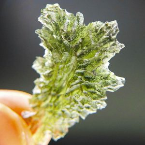 Investment Moldavite - Hedgehog from Besednice