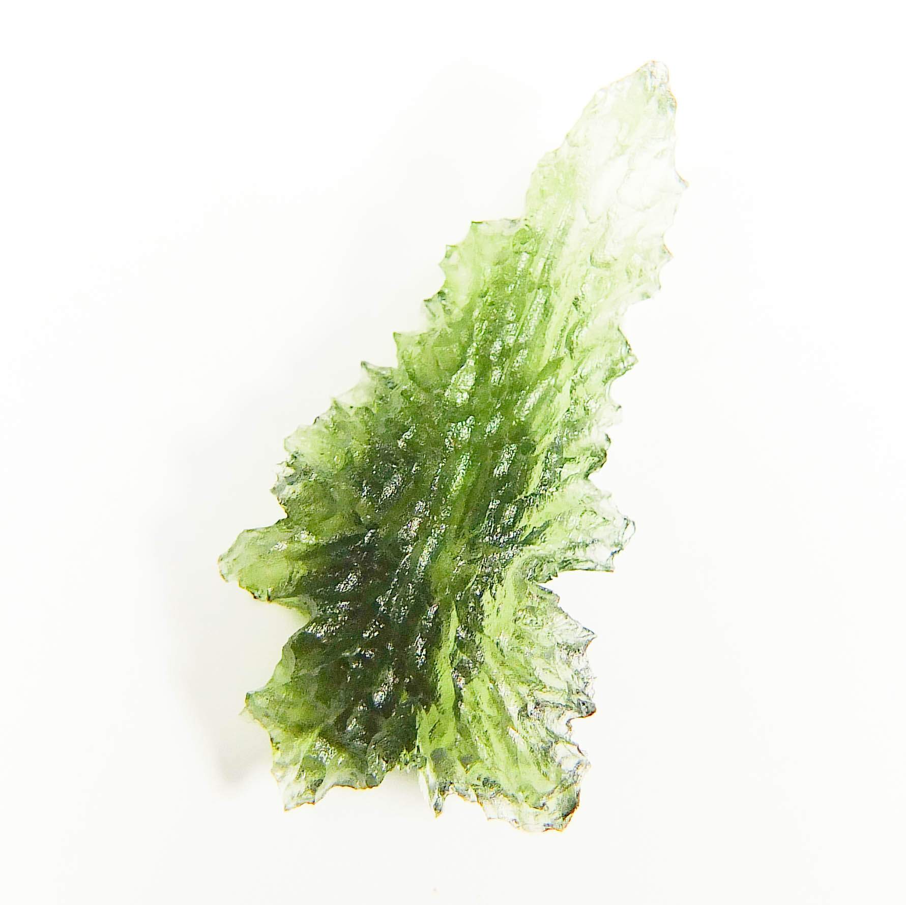 Investment Moldavite - Hedgehog from Besednice