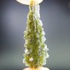 Investment Moldavite - Hedgehog from Besednice - Drop shape
