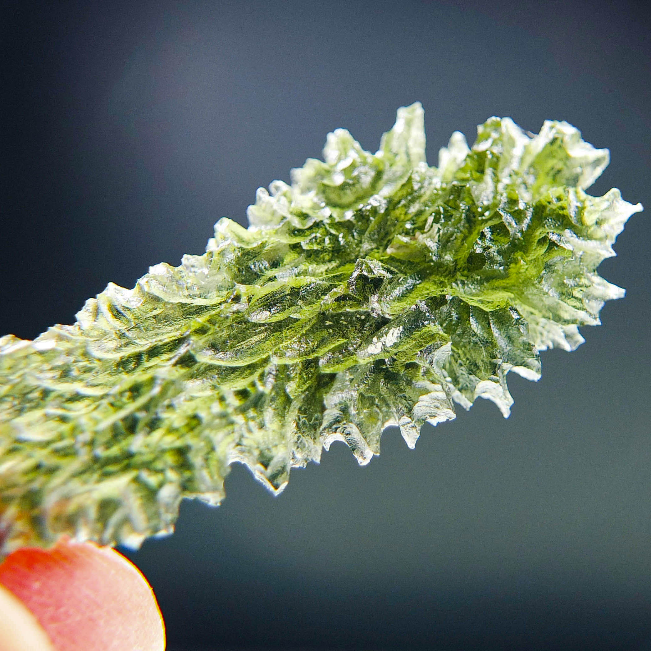 Investment Angel Chime MoldaviteMoldavite - Drop shape