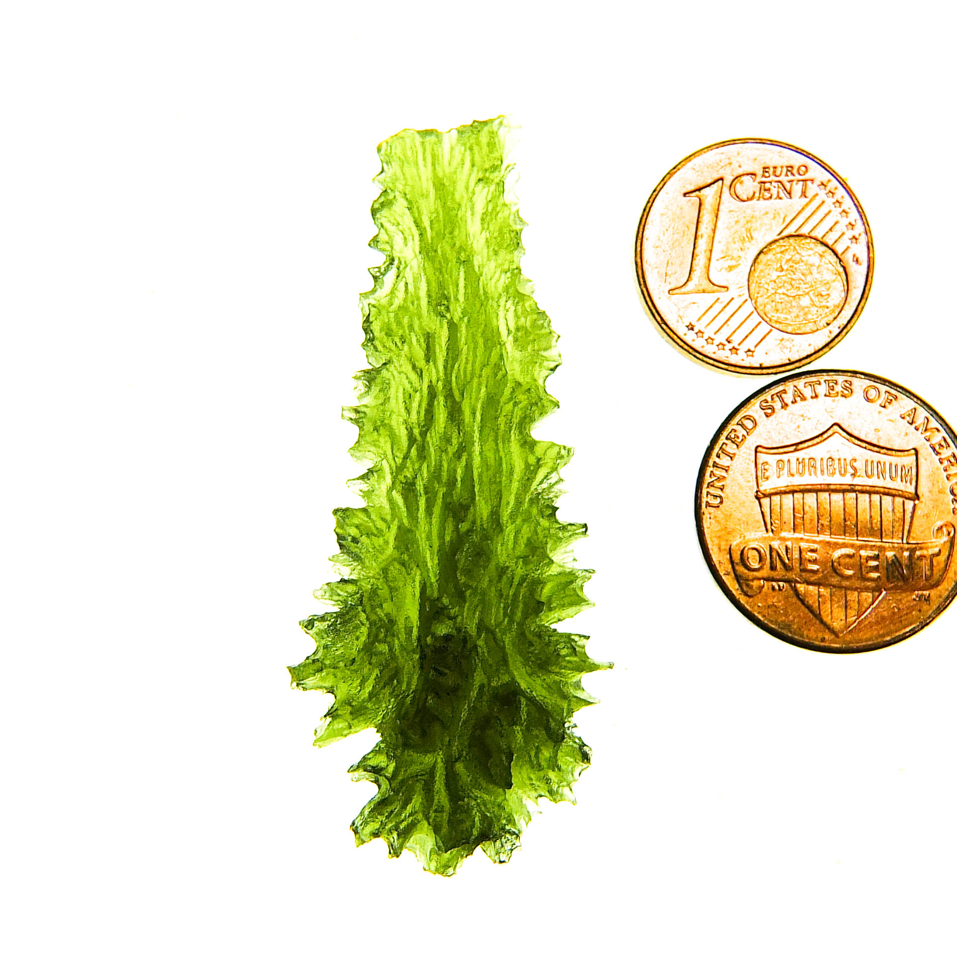 Investment Angel Chime MoldaviteMoldavite - Drop shape