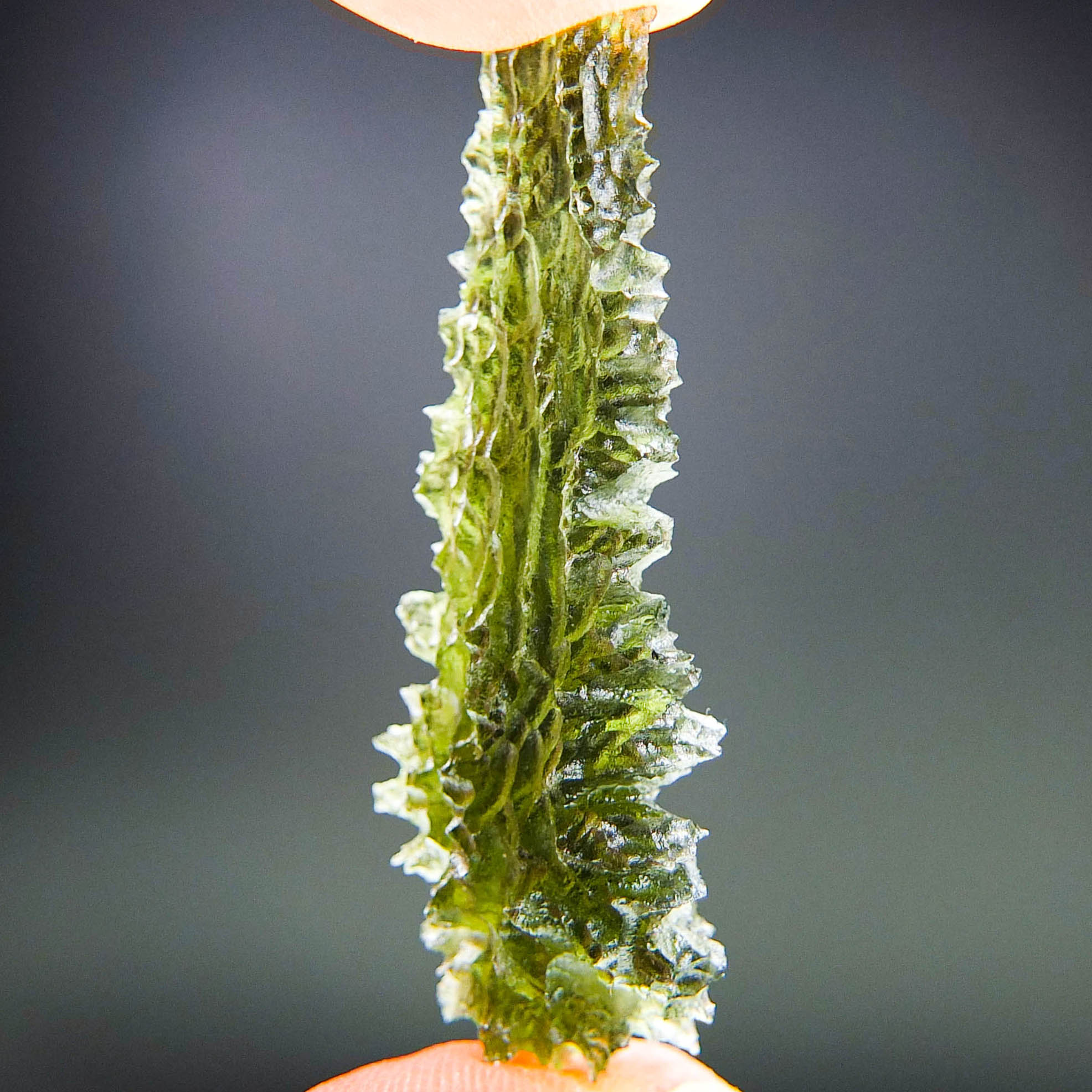 Investment Angel Chime MoldaviteMoldavite - Drop shape