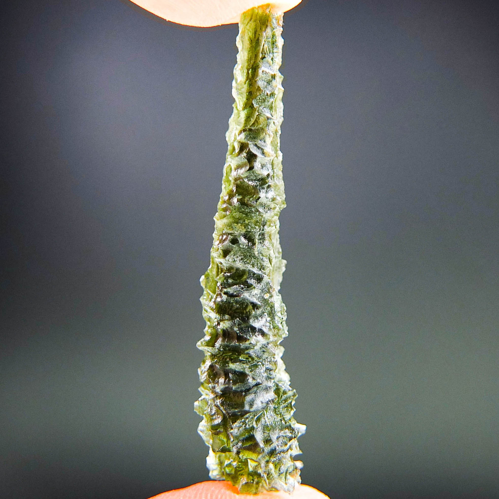 Investment Angel Chime MoldaviteMoldavite - Drop shape