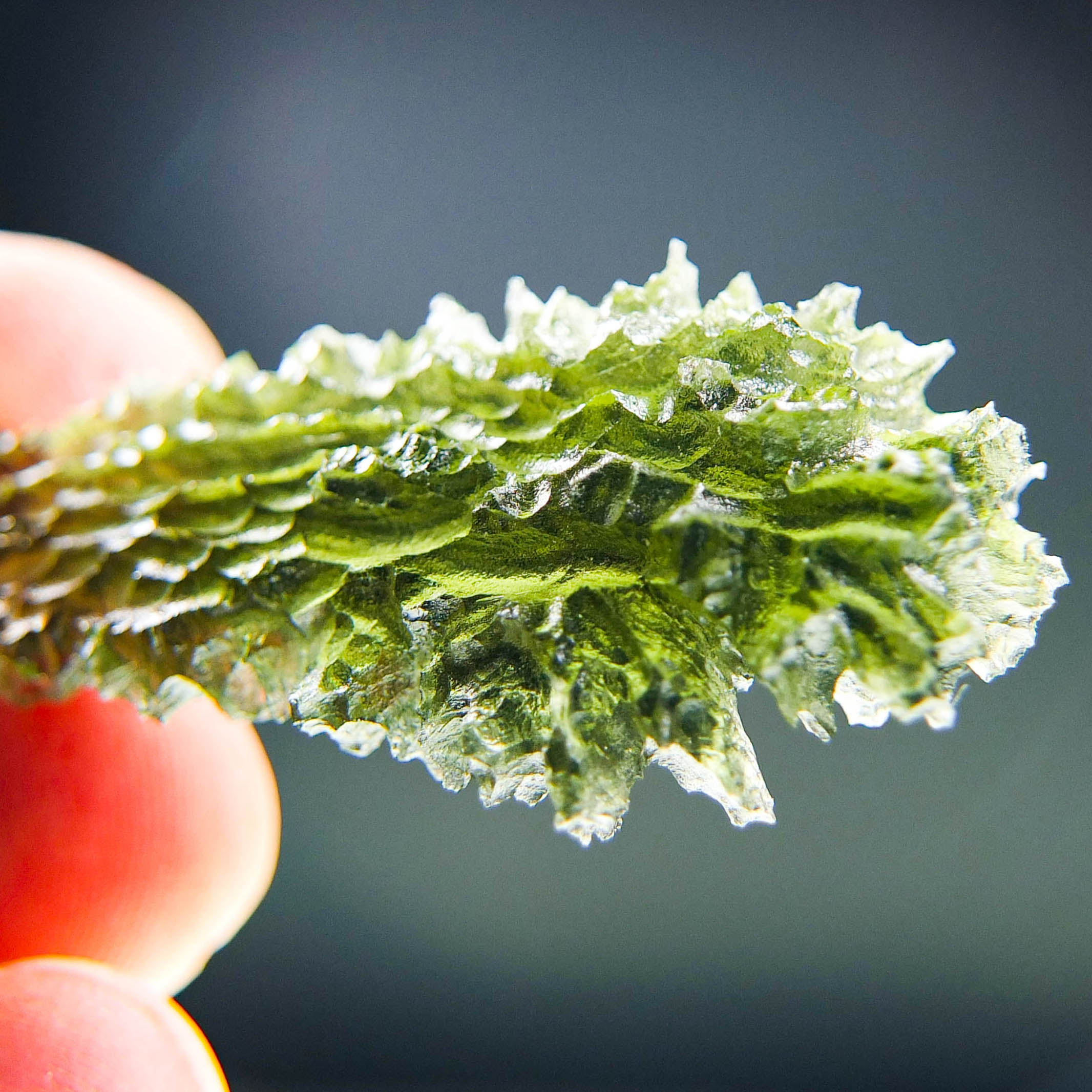 Investment Angel Chime MoldaviteMoldavite - Drop shape