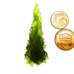 Investment Moldavite - Hedgehog from Besednice