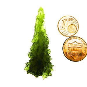 Investment Moldavite - Hedgehog from Besednice