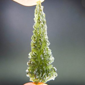 Investment Moldavite - Hedgehog from Besednice