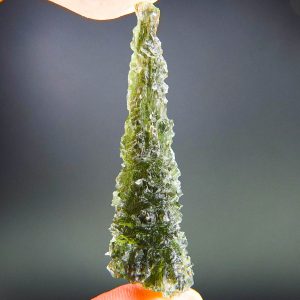Investment Moldavite - Hedgehog from Besednice