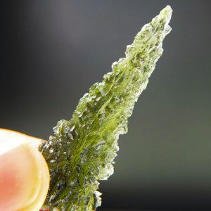 Investment Moldavite - Hedgehog from Besednice
