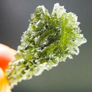 Investment Moldavite - Hedgehog from Besednice