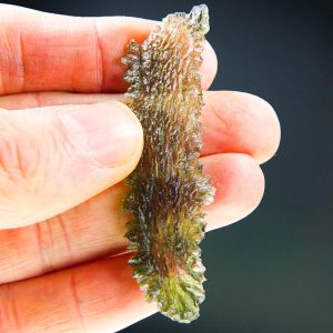 Long Angel Chime Moldavite from Besednice