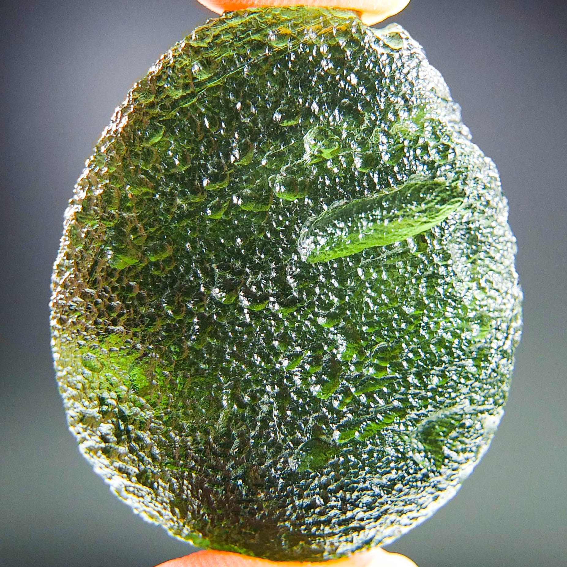 Big Moldavite - Shiny, boulder