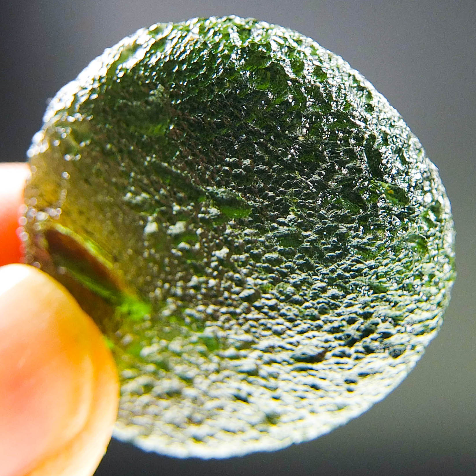 Big Moldavite - Shiny, boulder